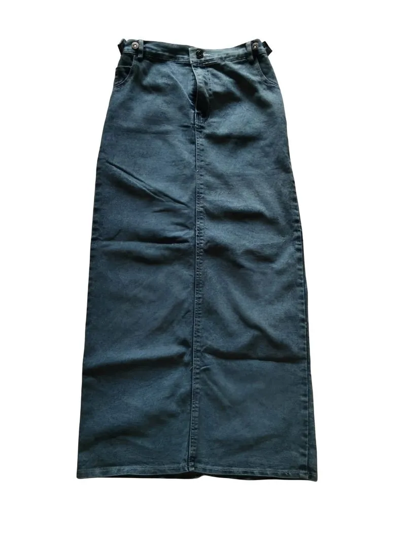 Skirt Jeans Blue Retro  photo 1