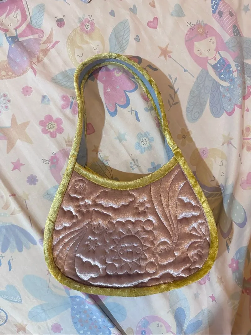 Water Planet rainbow ghost puffy bag mini y2k tas photo 1