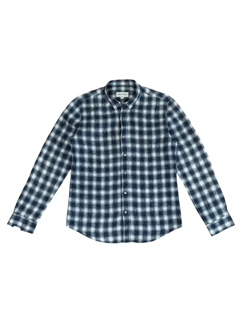SOLID HOMME Plaid Linet Shirt photo 1