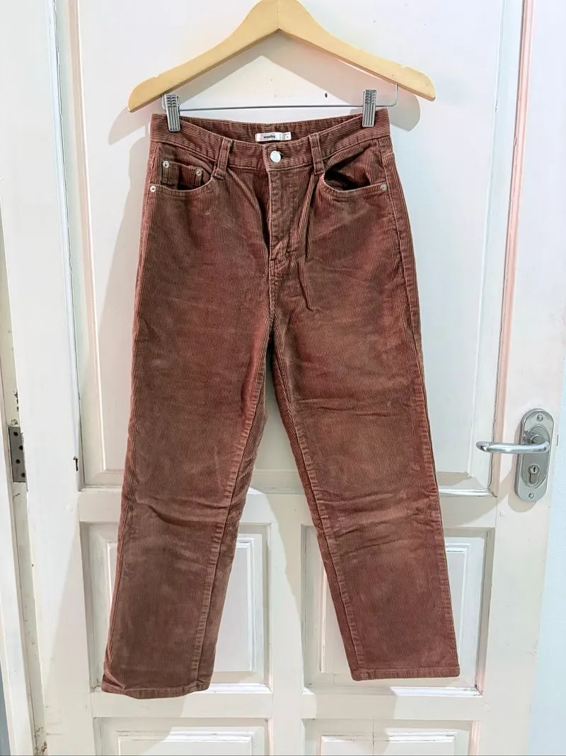 corduroy coklat photo 1