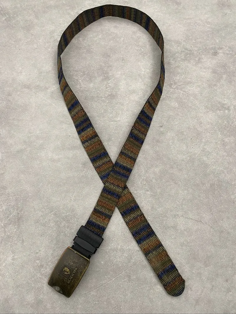 BlackYak striped multicolor belt photo 1