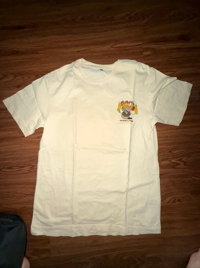 Beige Graphic Tee photo 1