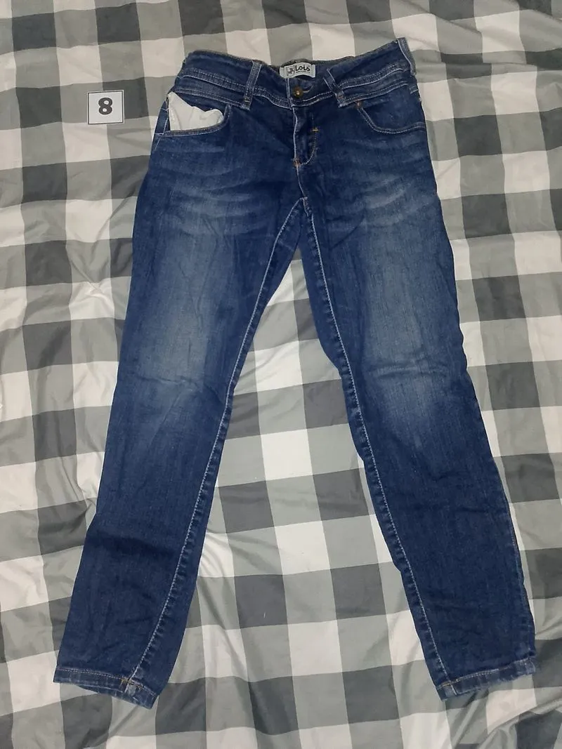 Celana Jeans Lois Original Dark Blue Wash Slim Skinny photo 1