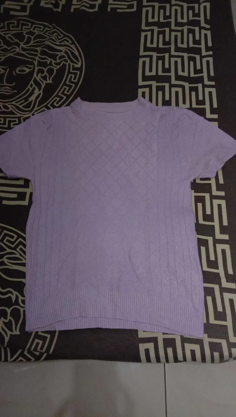 Casual Sweatshirt Wanita purple photo 1