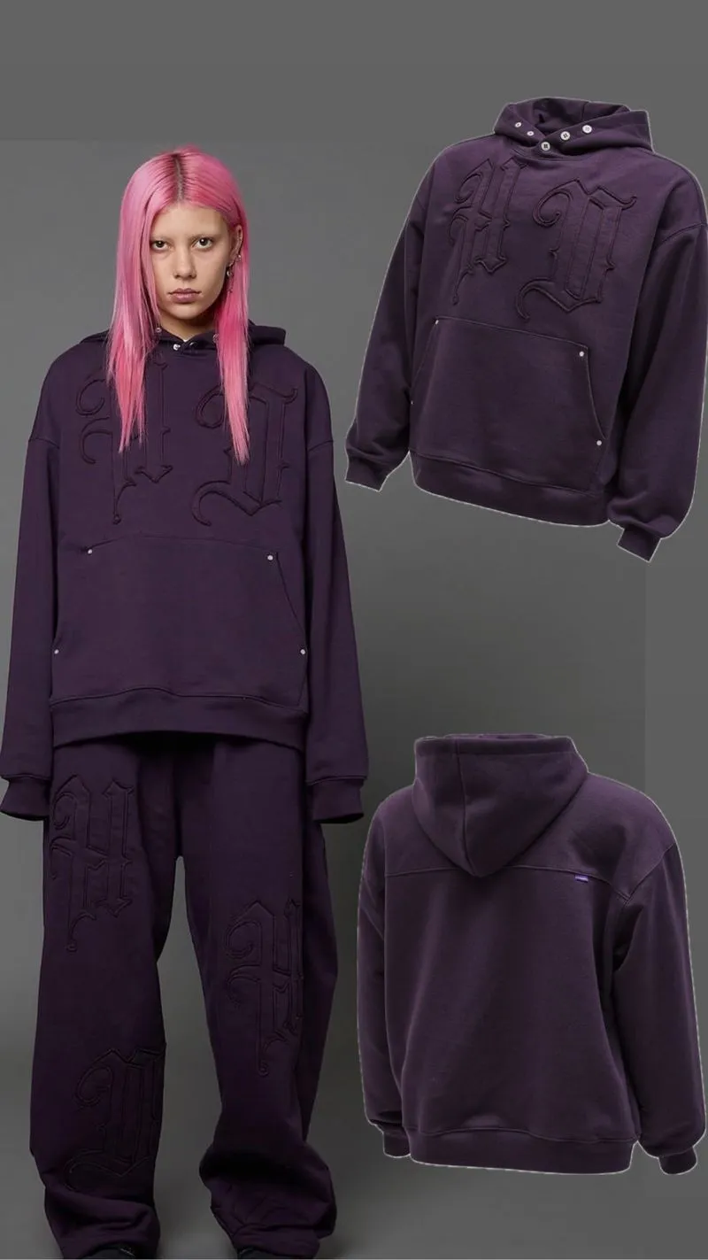 HoodHood Hoodie Y2K Boxy Bordir Style photo 1