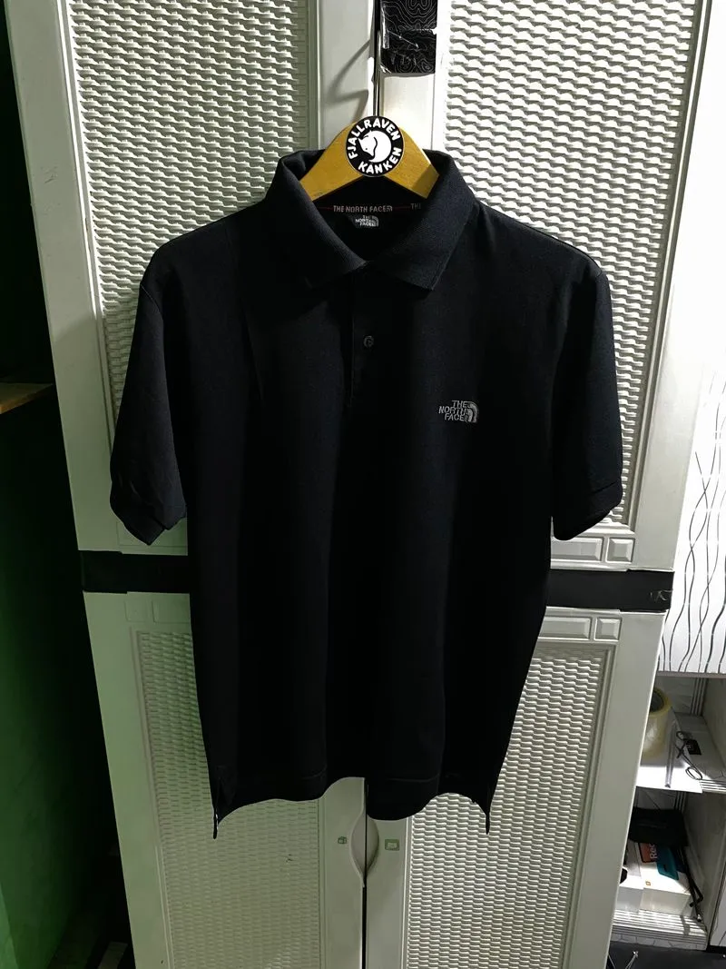 The North Face Streetwear Casual Polo shirt Pria black