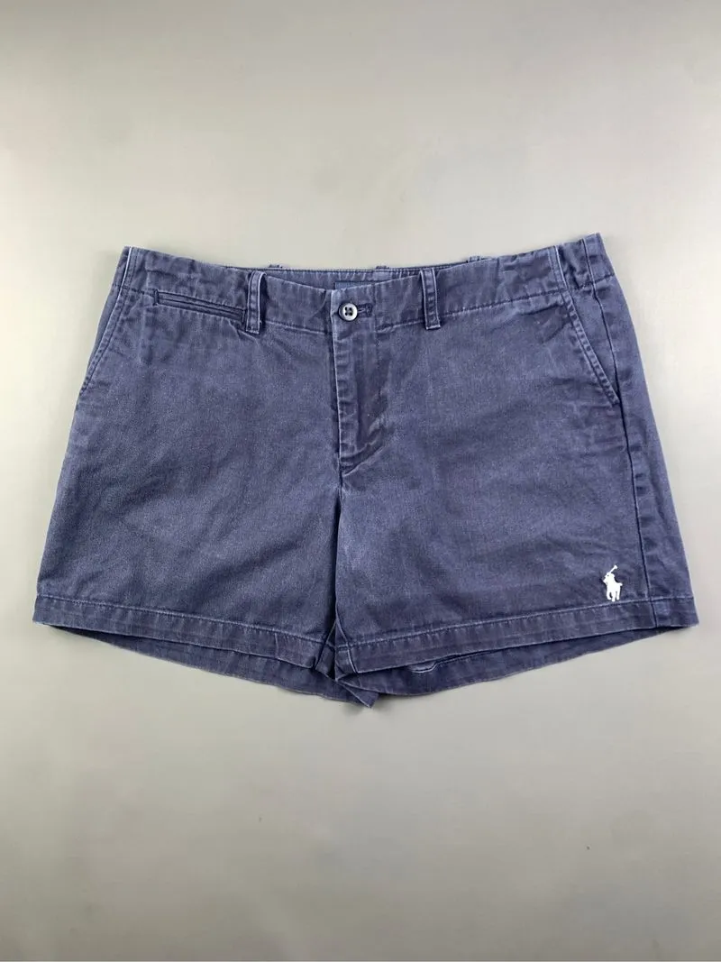 2000s RL Sport Navy Small Pony Chino Shorts (31) photo 1