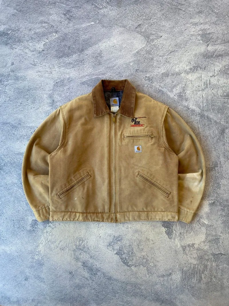 Vintage Carharrt Detroit jacket j001brn 2009 photo 1
