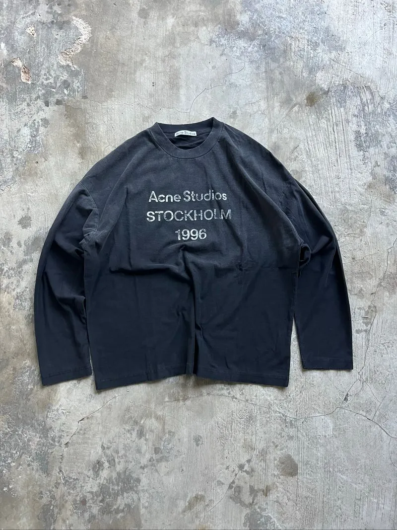 Acne Studios Stockholm Longsleeve Black photo 1