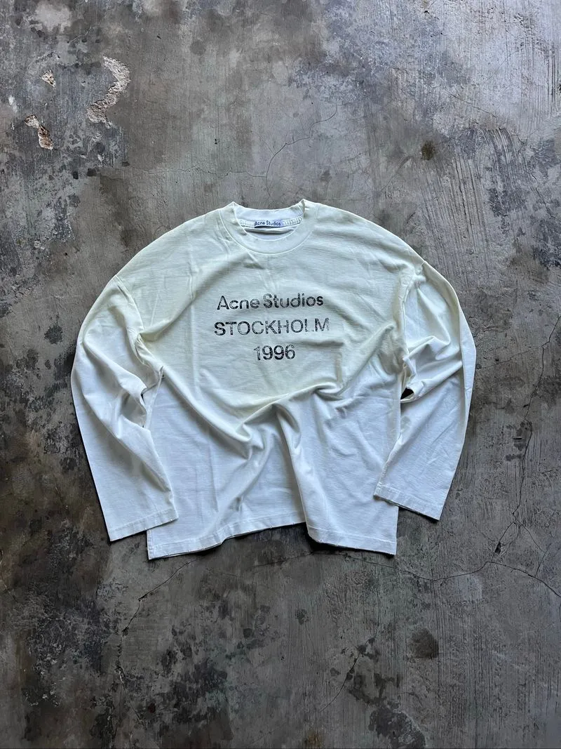 Acne Studios Stockholm Longsleeve White photo 1