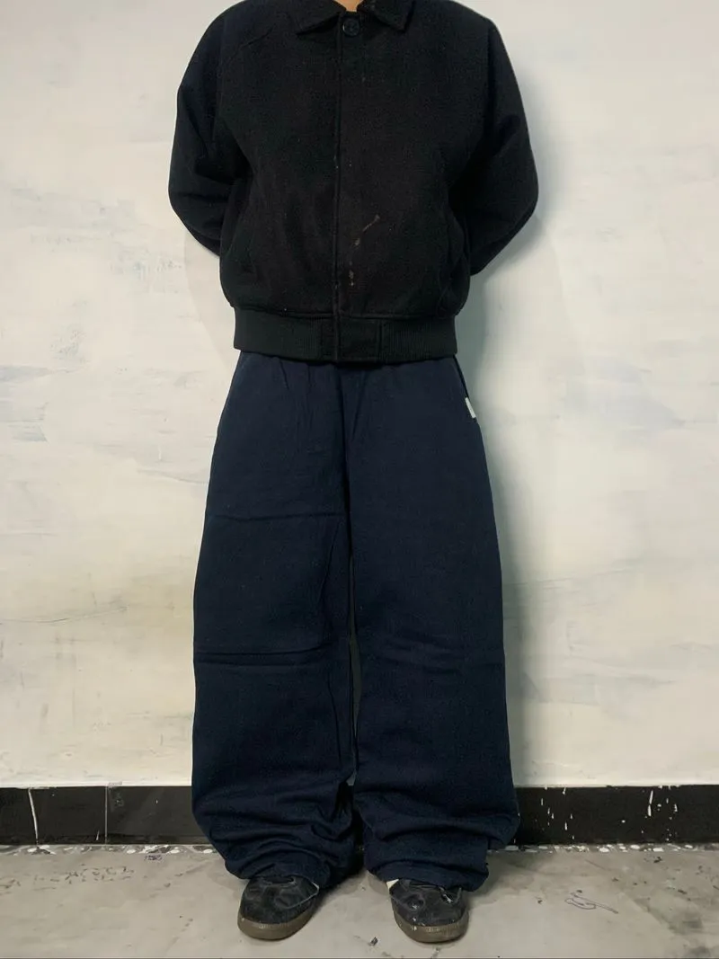 baggy jeans dark blue black photo 1