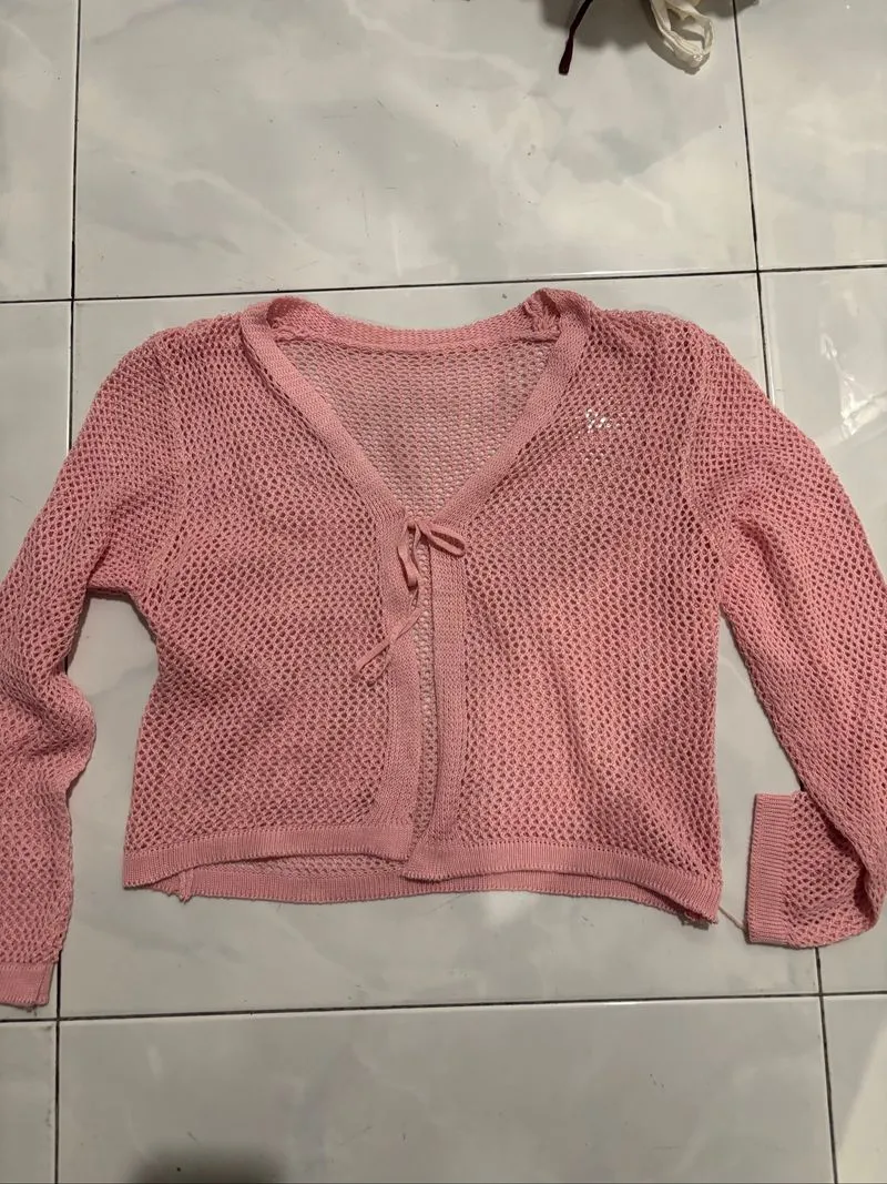 cardigan pink photo 1