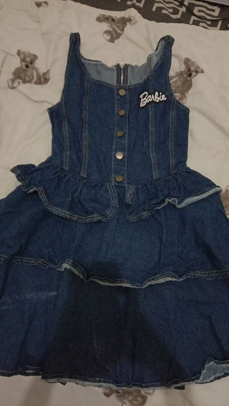 Y2K Casual Summer dress Wanita navy photo 1
