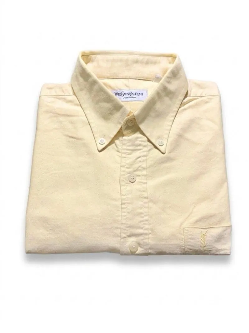 Vintage YSL yve saint laurent chambray shirt photo 1