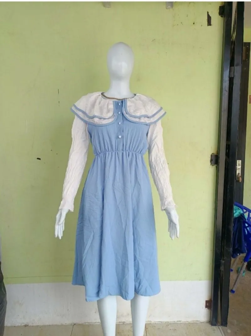 DRESS BIRU MEWAH photo 1