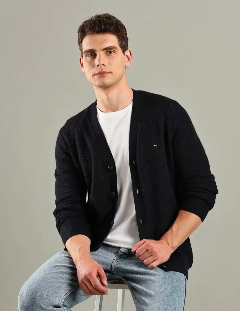 TOMMY HILFIGER KNIT CARDIGAN SECOND BRANDED photo 1
