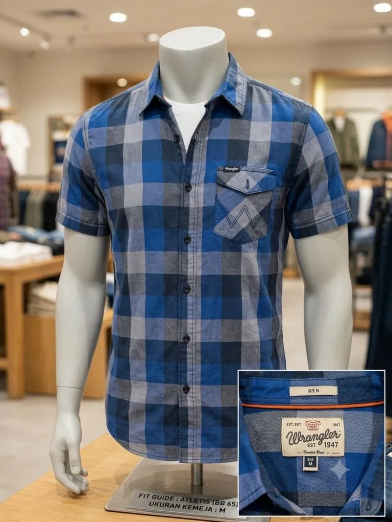 Kemeja Flanel Wrangler S photo 1