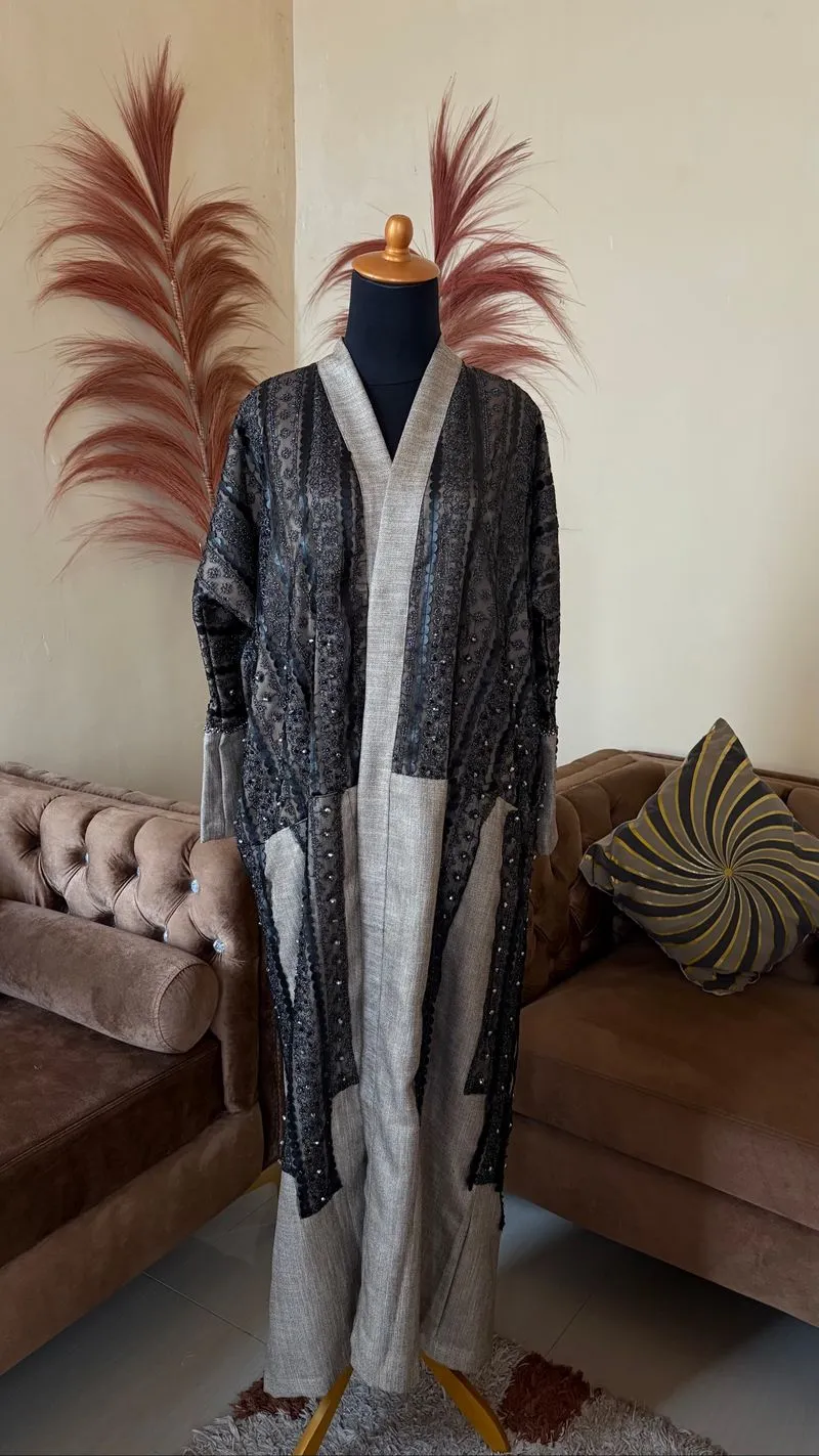 abaya saudi pesta photo 1