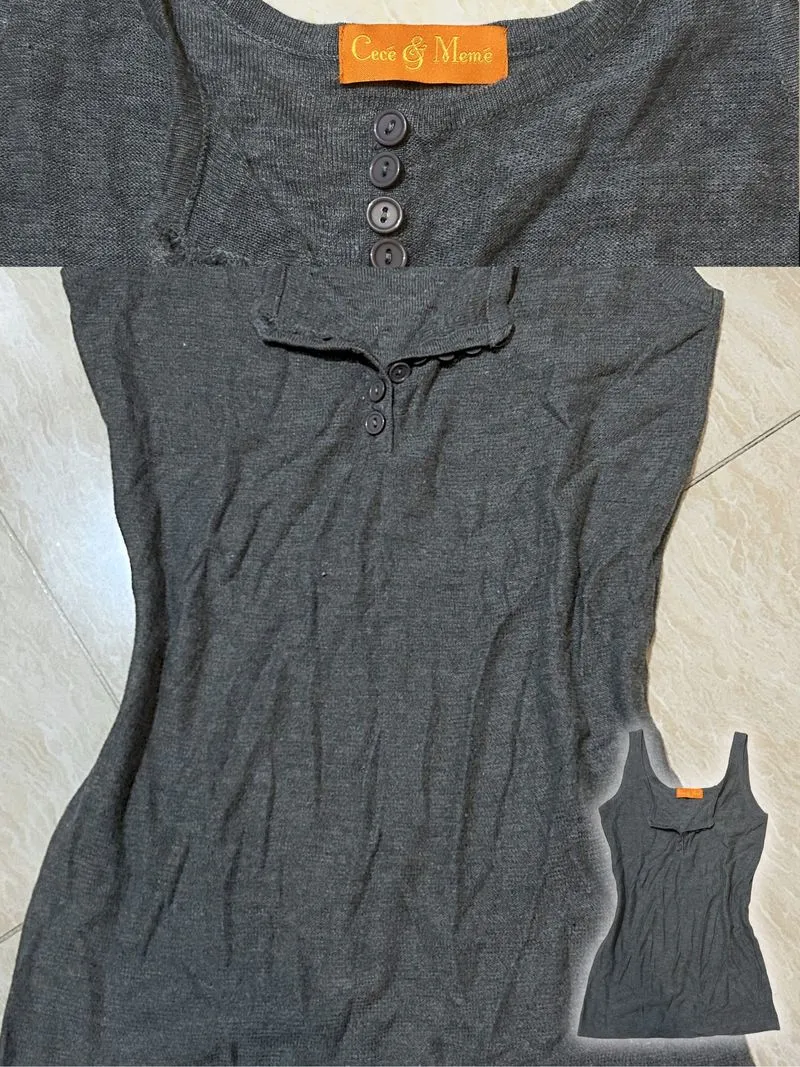 Dark Grey Tank Top photo 1