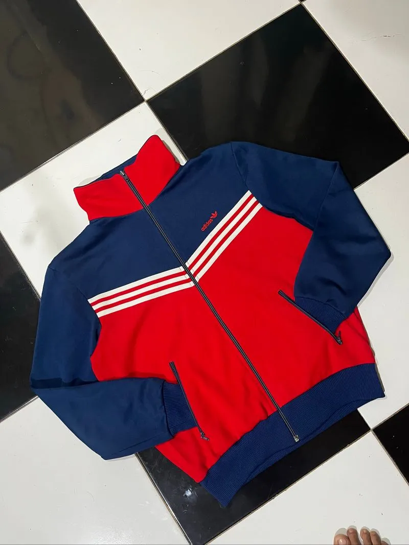 TRACKTOP AFIDAS BY DESCENTE vtg photo 1