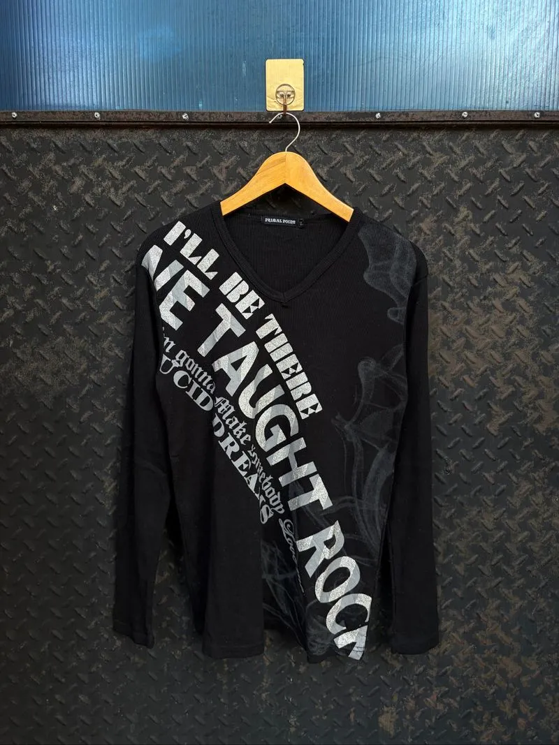 PRIMAL POINT POEM SMOKE PUNK GOTHIC VKEI TSHIRT photo 1
