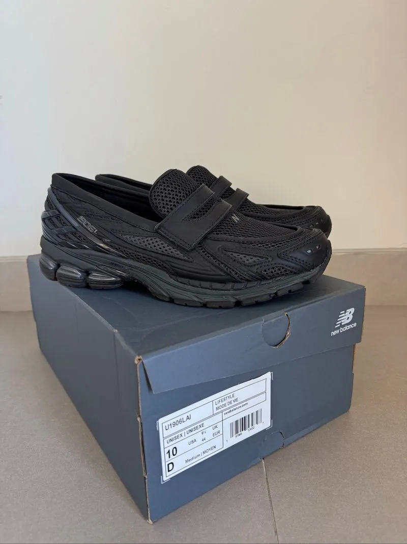 NEW BALANCE NB 1906L black pria hitam loafer sneaker photo 1