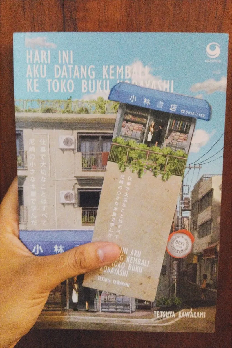 Novel Hari ini aku kembali ke toko buku Kobayashi - Tetsuya  photo 1