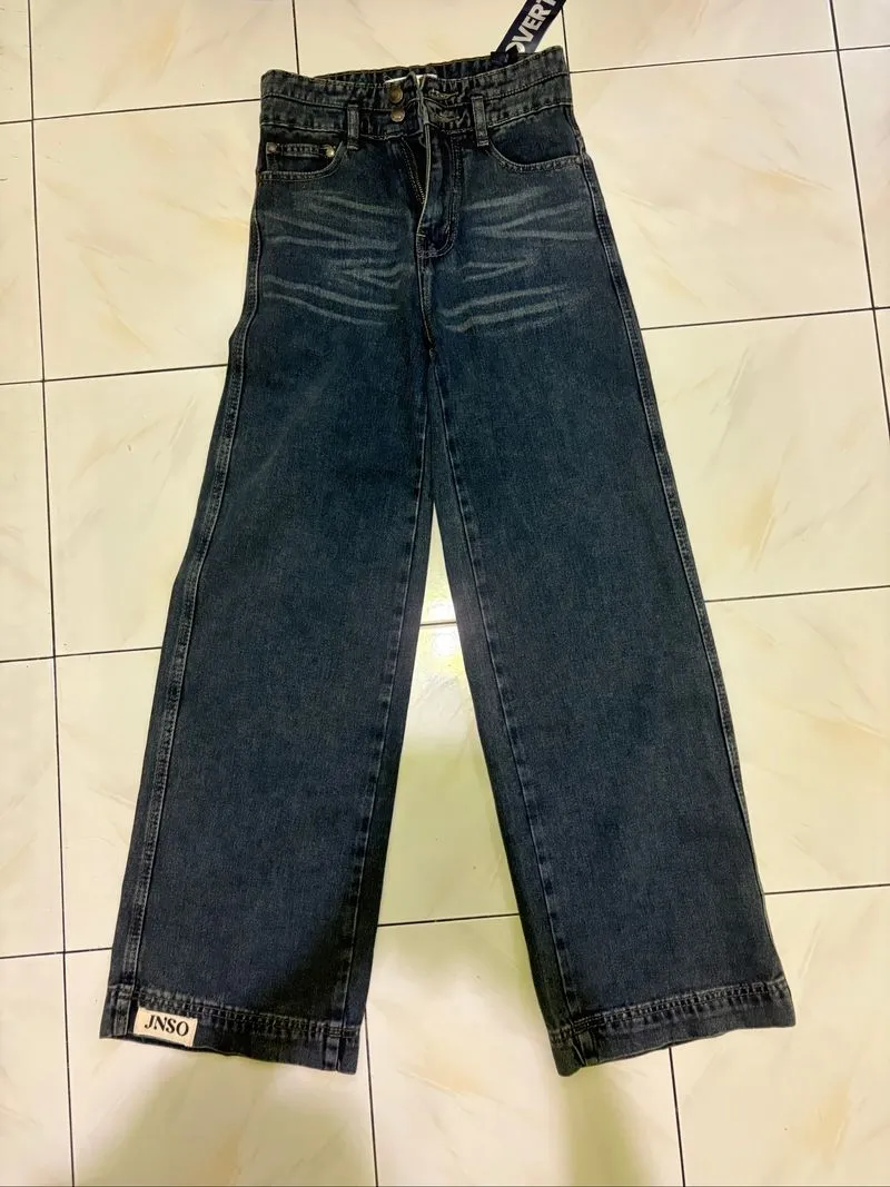 OVERTIME-JINISO model 682 ultra baggy jeans highwaist photo 1