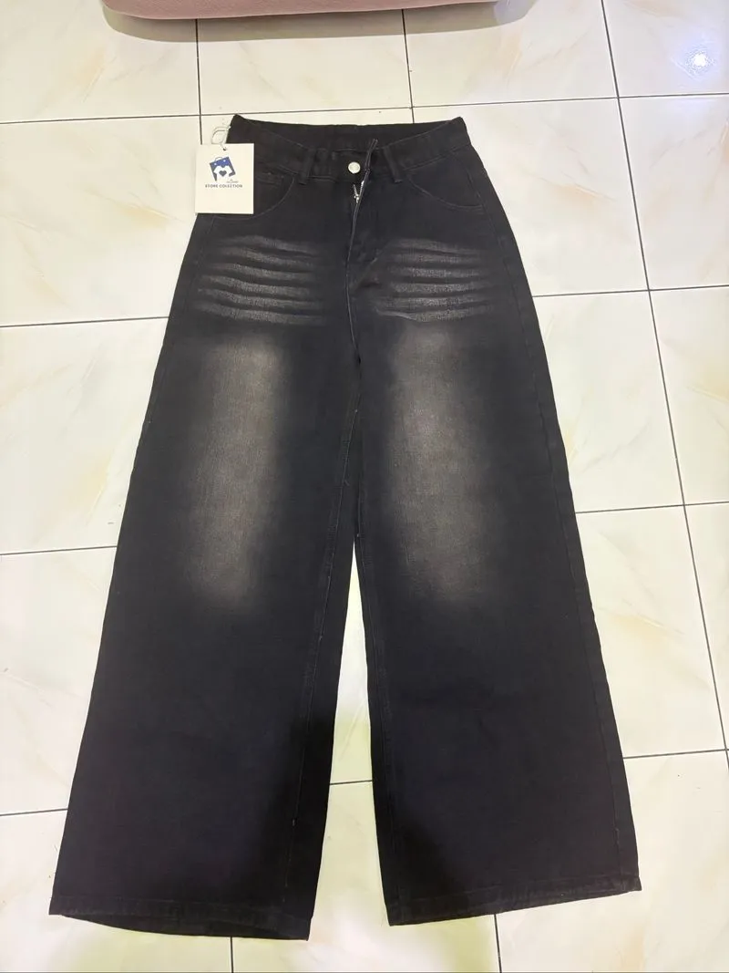 LOUIS-Baggy Loose Jeans | Celana Jeans highwaist CK8009 photo 1