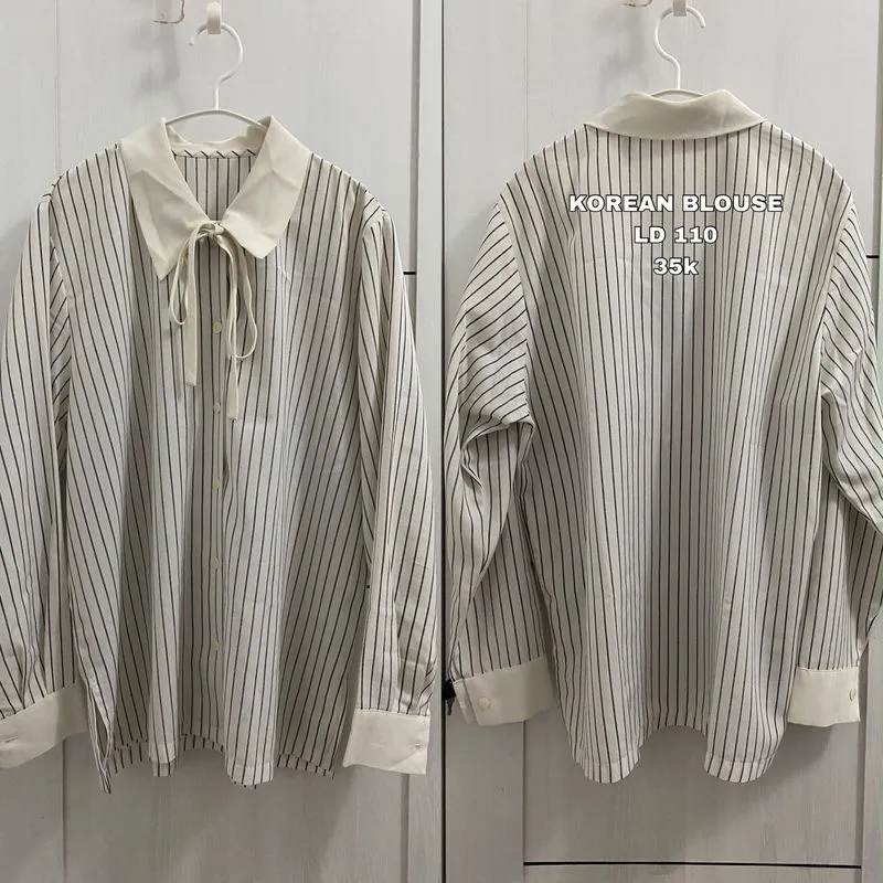 korean blouse photo 1