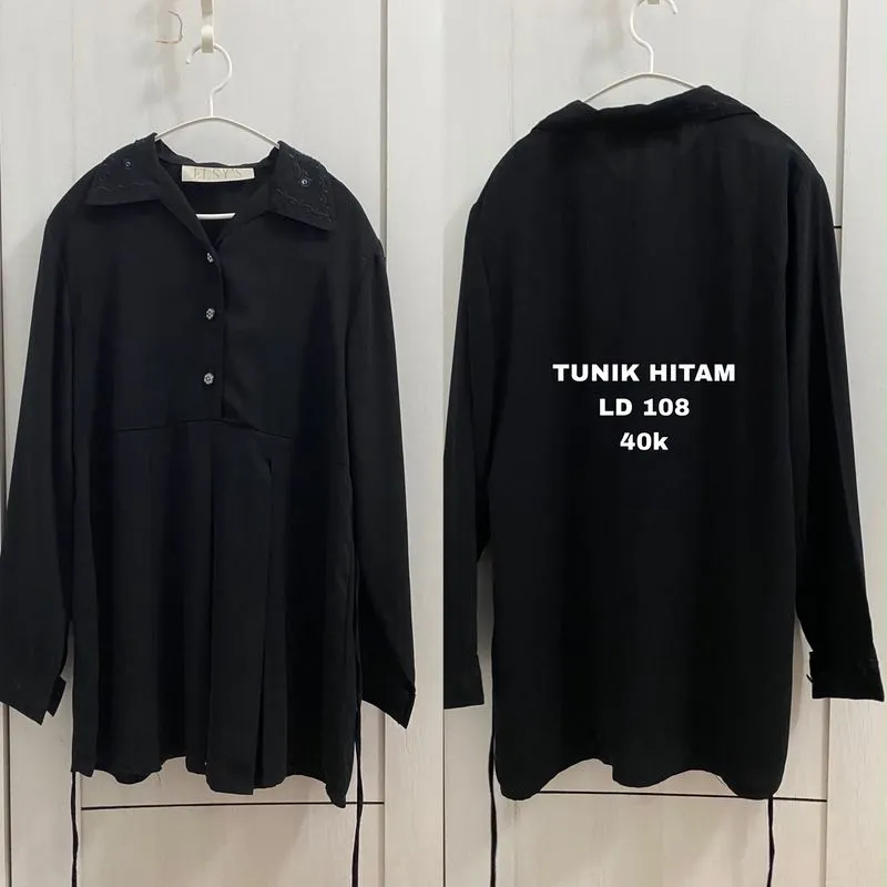 tunik hitam photo 1