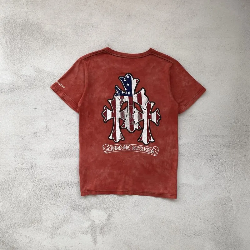 VINTAGE OG CHROME HEARTS TIE DYE TEES  photo 1