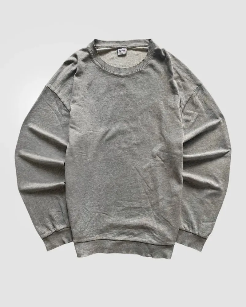 Polham Misty Grey Sweatshirts Crewneck Basic Color Cotton photo 1