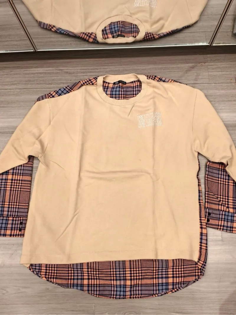Zara Sweatshirt flanel photo 1