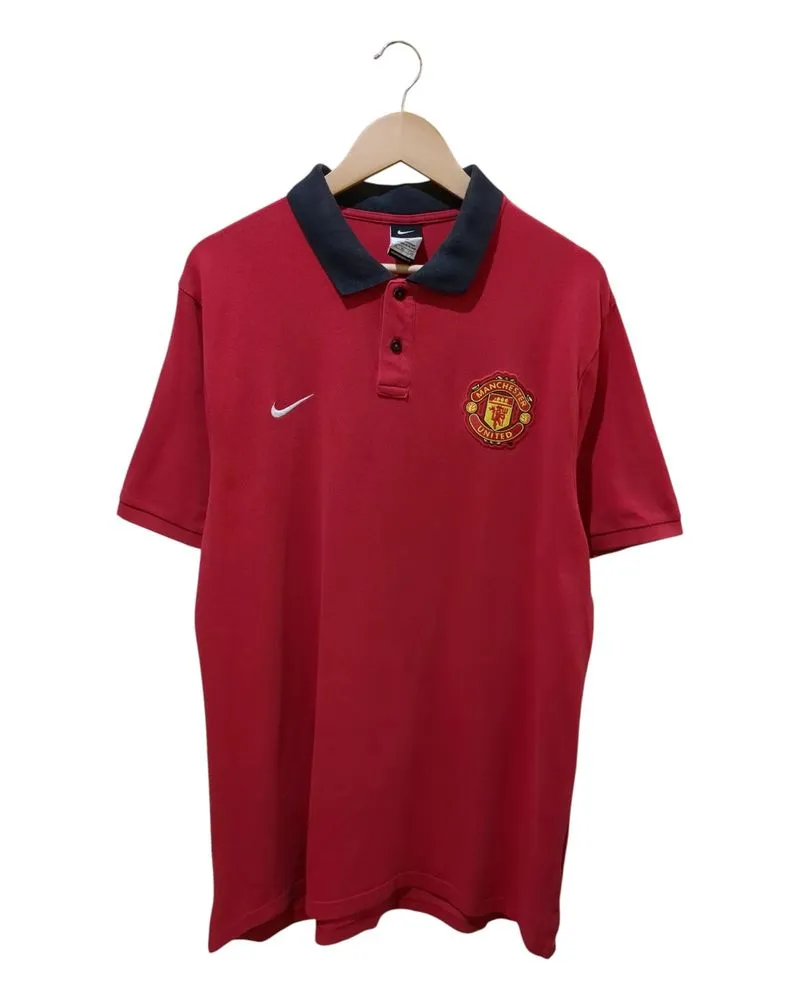 2013-14 Manchester United Nike Polo Shirt Large photo 1