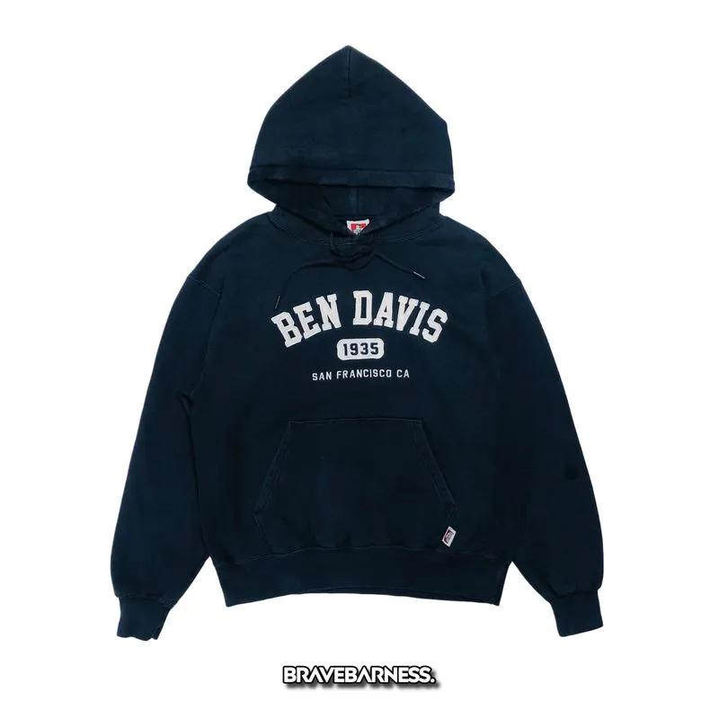 Hoodie Ben Davis College Front Logo Navy photo 1