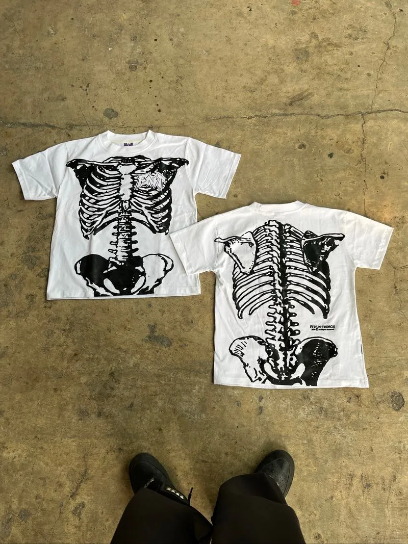 Skeleton Tshirt not Supreme Corteiz Zodiac Strayrats photo 1