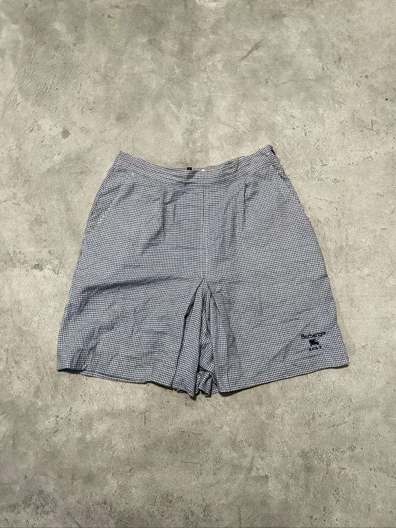 Vintage Burberry’s Golf Japan Micro Gingham Culotte Shorts photo 1