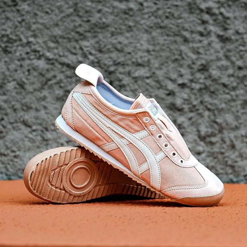 Onitsuka Tiger Sportswear Casual Sneakers Wanita white pink photo 1