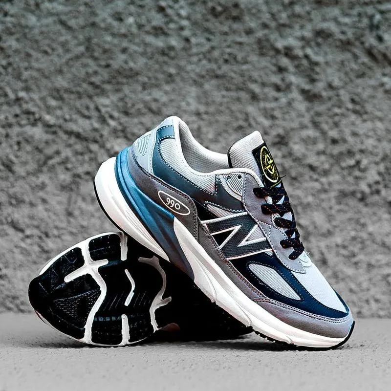 New Balance Casual Sneakers Pria navy gray photo 1