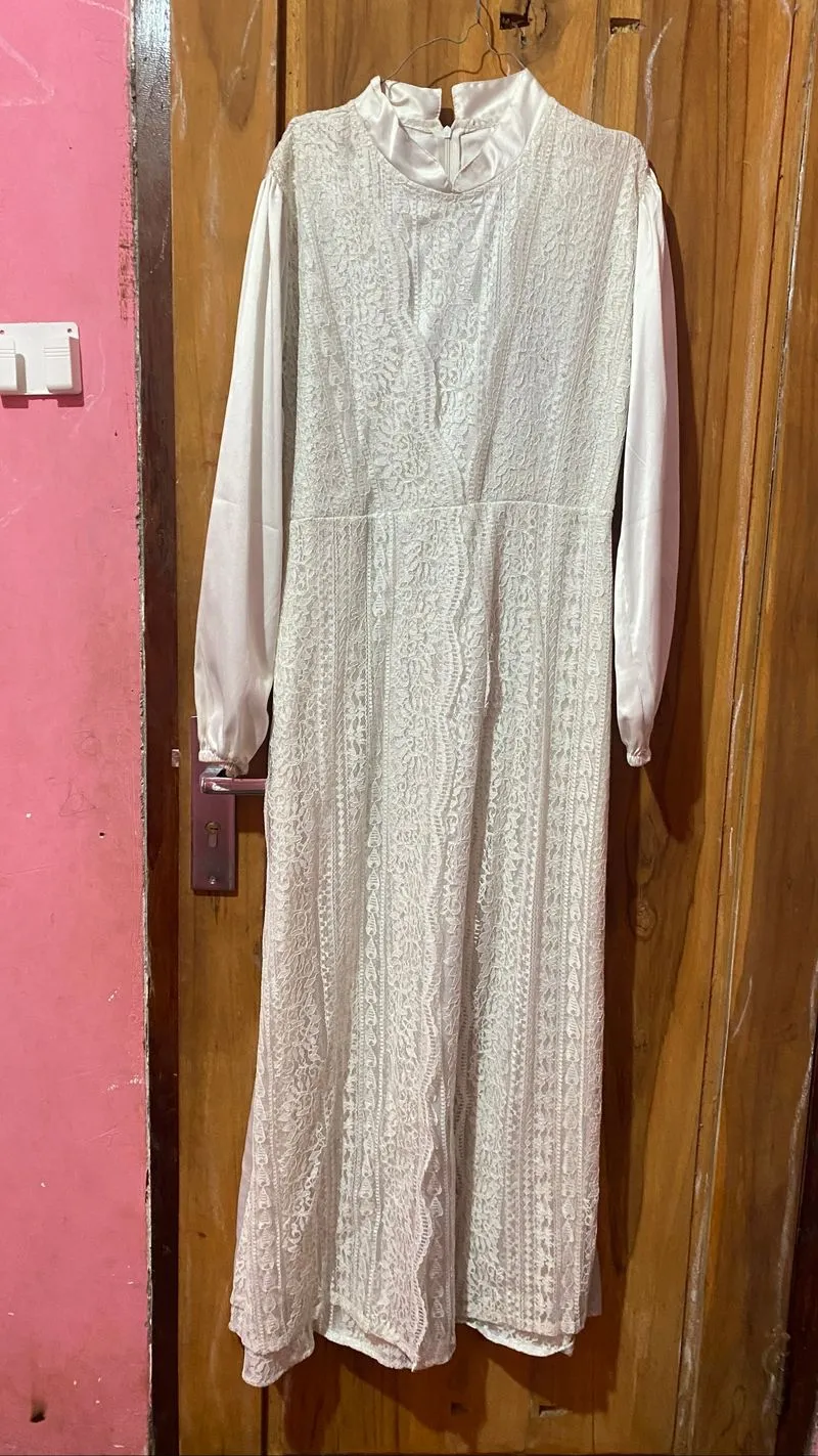 Gamis wanita putih photo 1