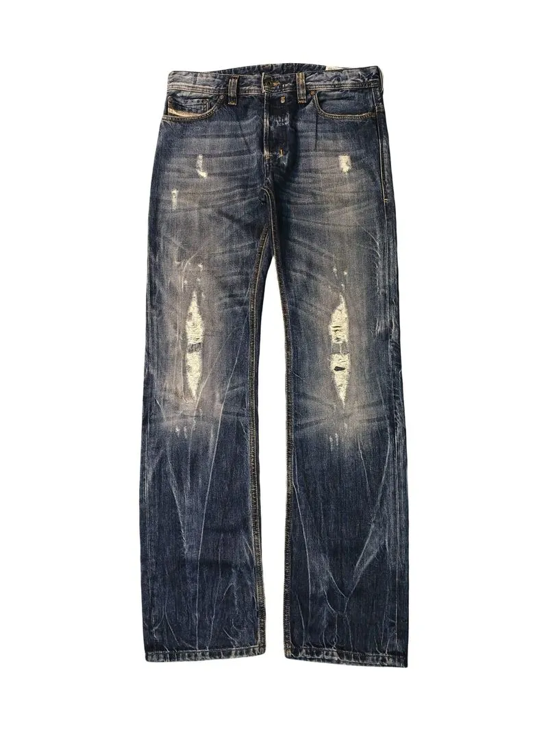 Diesel Safado Denim Jeans Riped Long Pants photo 1