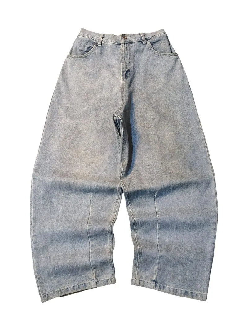 Baggy Pants Denim Jeans By A+ photo 1