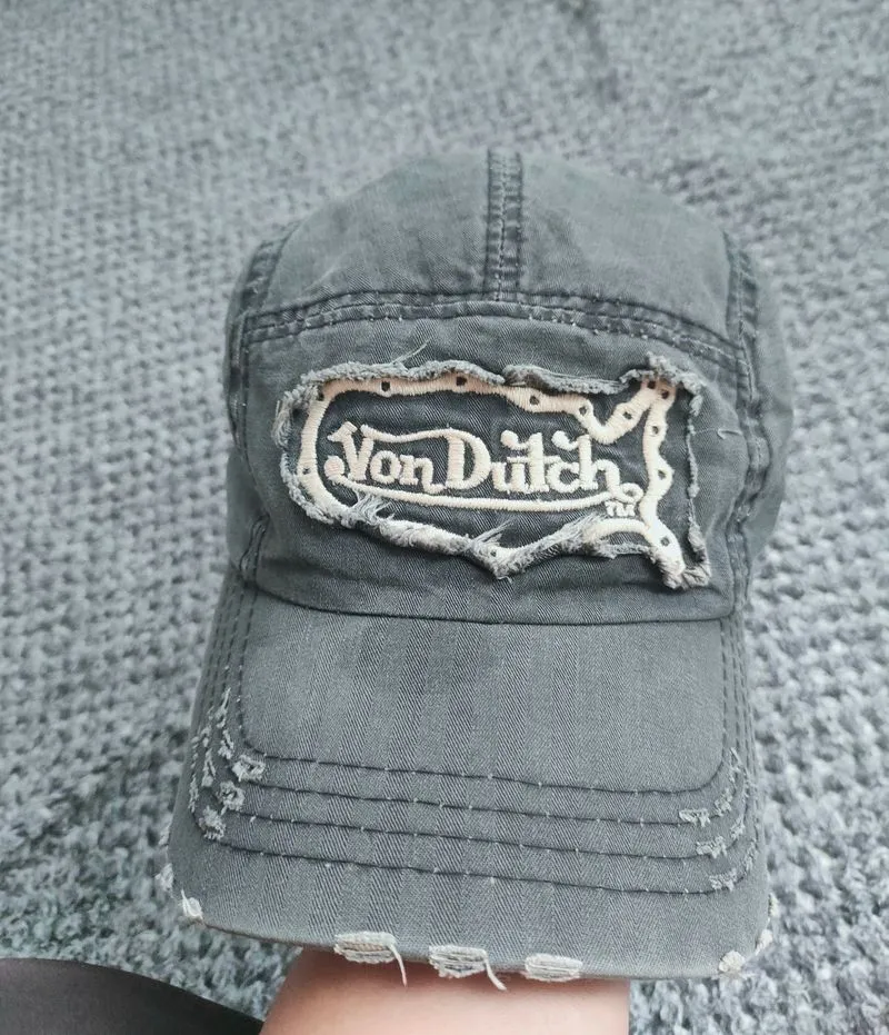 Von Dutch Vintage Hat Pria gray photo 1