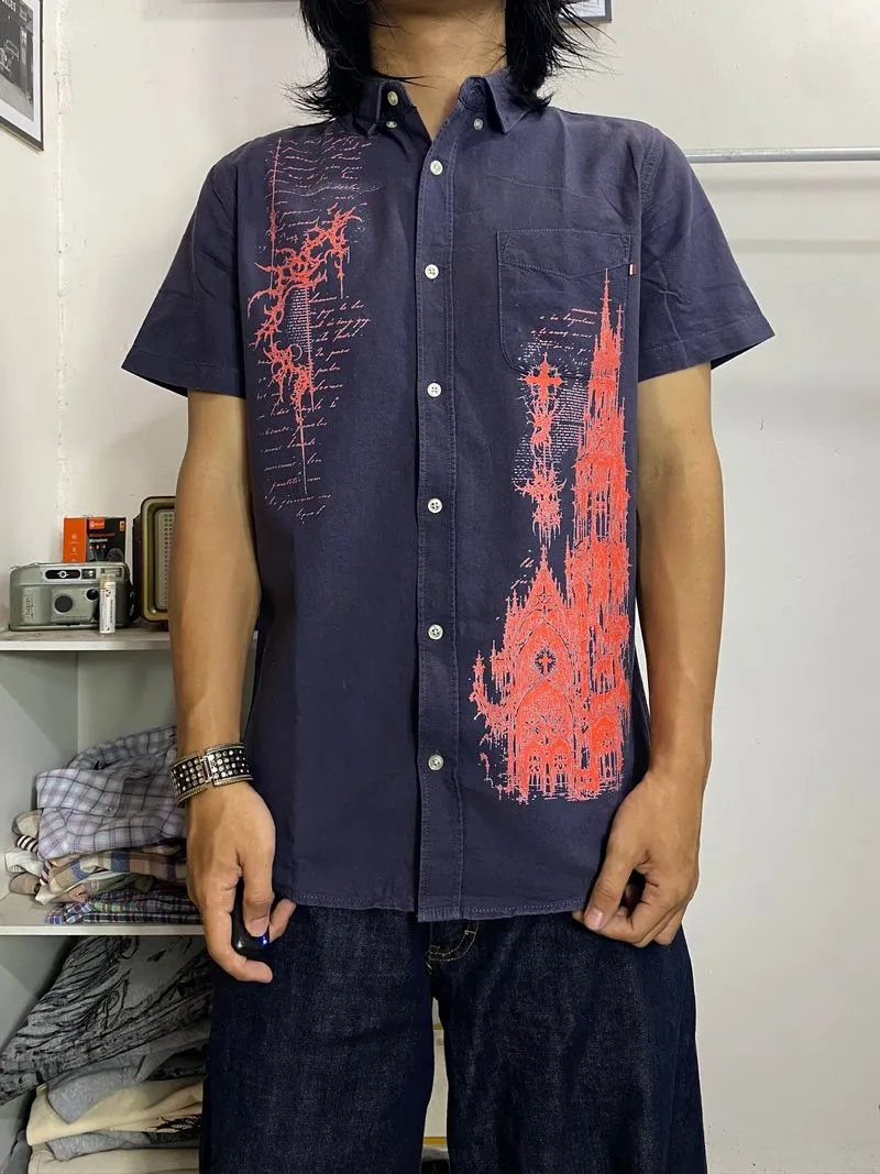 Y2k Shirt dark Wearcy custom rework photo 1