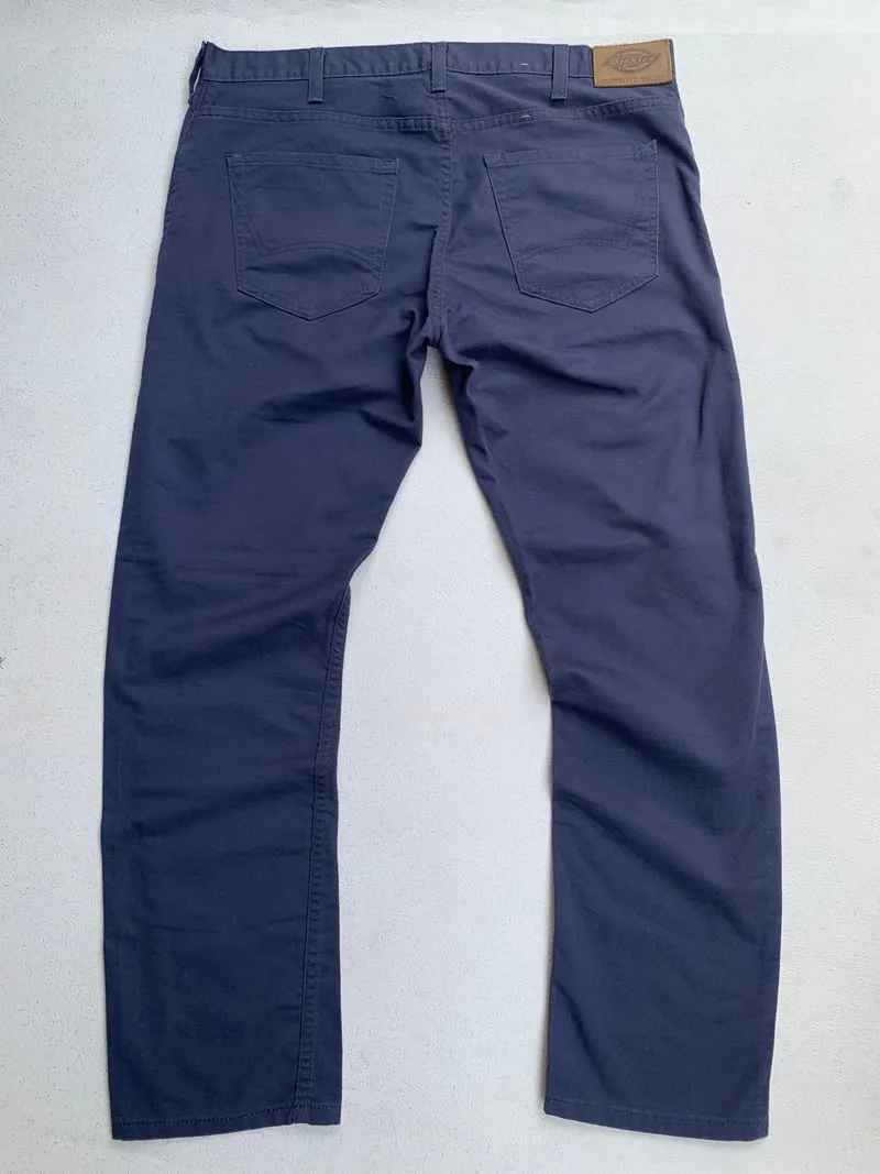 2018 Dickies Workpants Blue Navy Slim fit photo 1