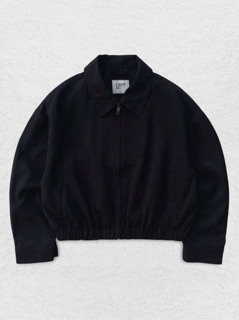 8SECONDS BLOUSON BLACK JACKET photo 1