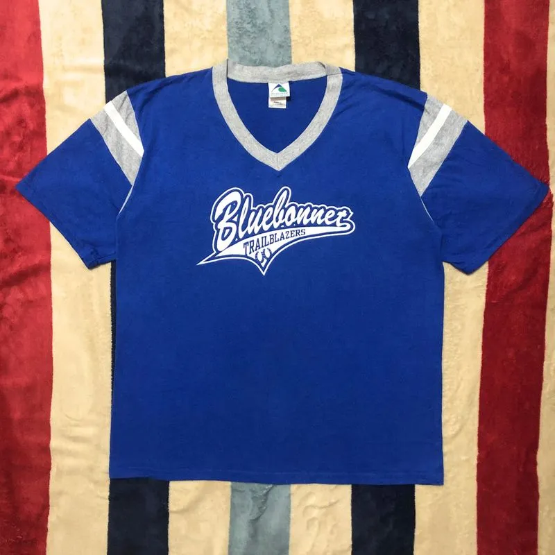 Vintage Augusta Bluebonnet Trailblazers Baseball T-Shirt photo 1