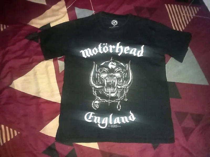 Kaos band vintage musik metal motorhead original tee shirt  photo 1