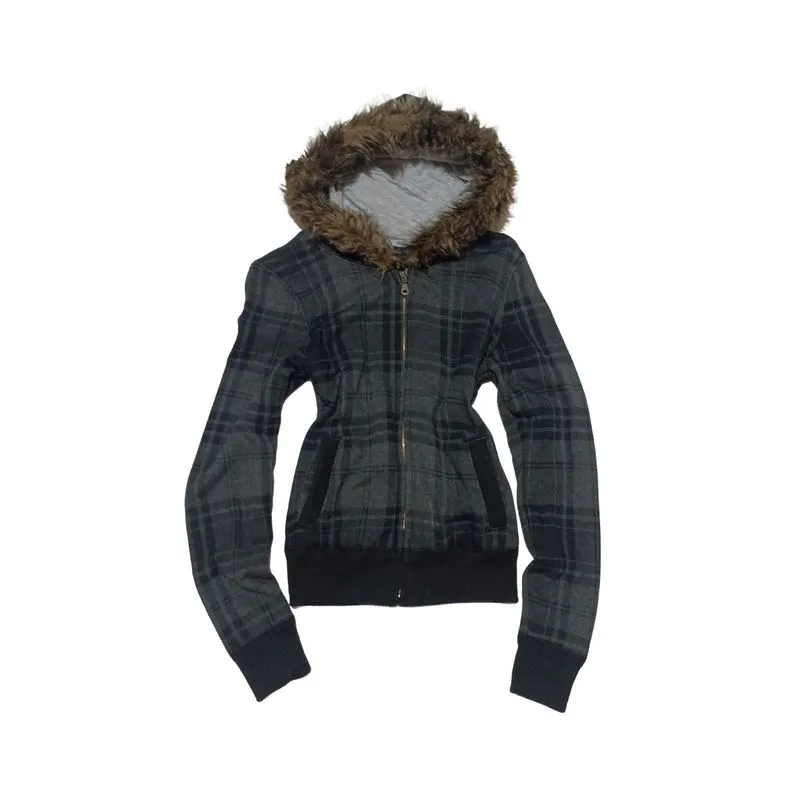 hoodie zipper american eagle oufitters furr abercrombie photo 1
